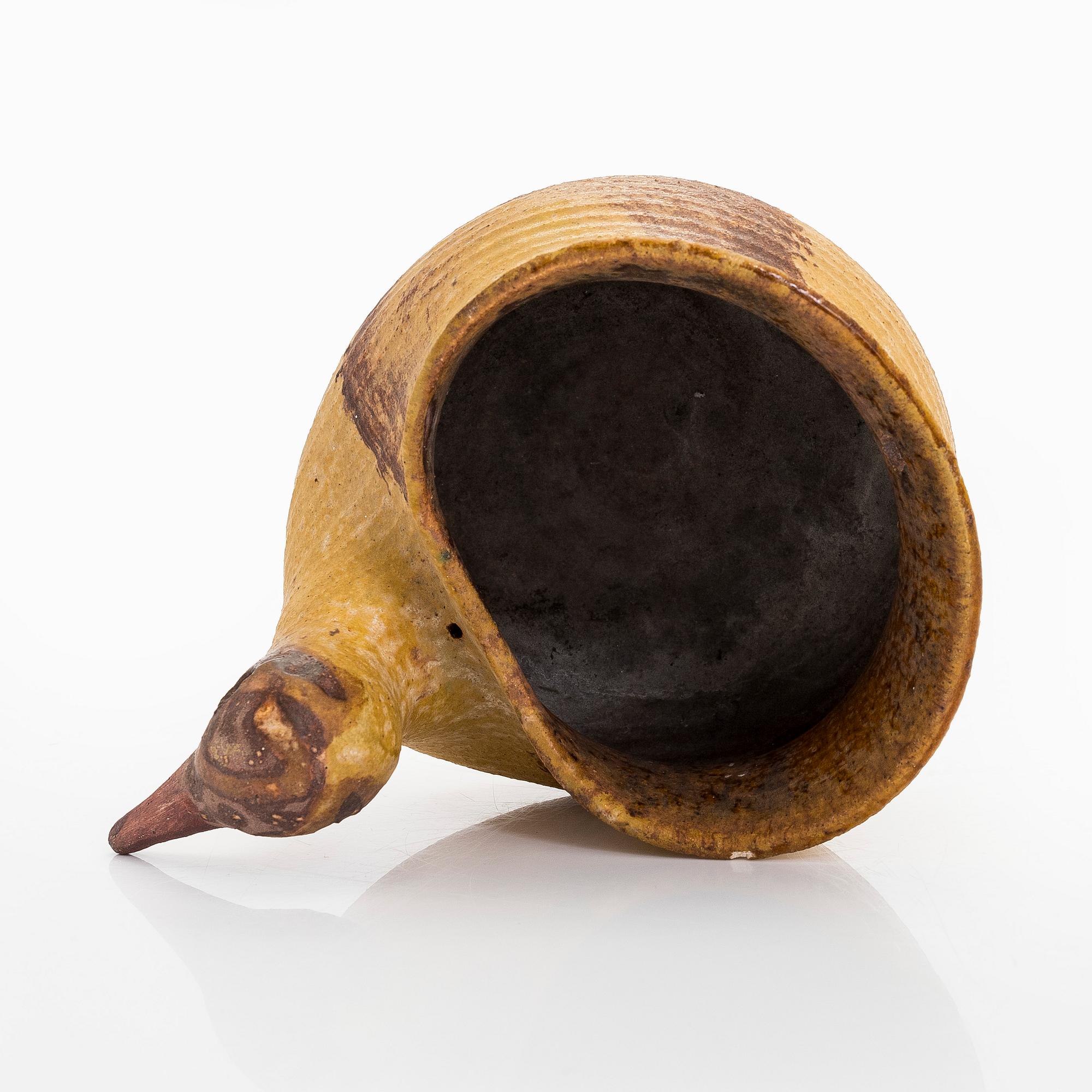 Teemu Luoto, A ceramic sculpture, signed and dated -75.