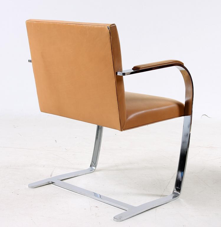 FÅTÖLJ, "Brno Chair", Ludwig Mies van der Rohe, Knoll. Modellen formgiven 1929-30.