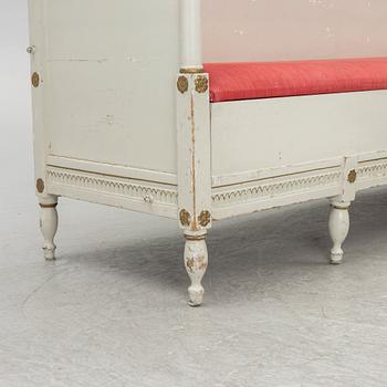 Sofa bed, late Gustavian style, 19th century.