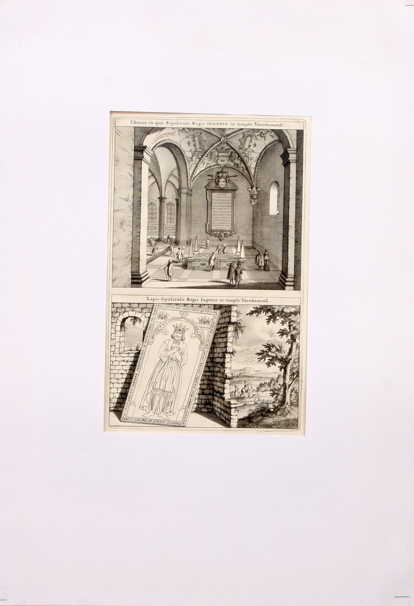 KOPPARSTICK, 5 st, 16/1700-tal, ur Suecia Antiqua, bl a E. Reitz, H. Padtbrugge.