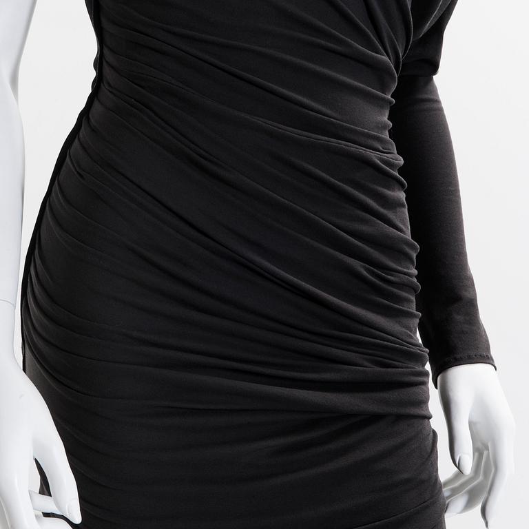 DRESS, Lanvin, a grey one shoulder dress.