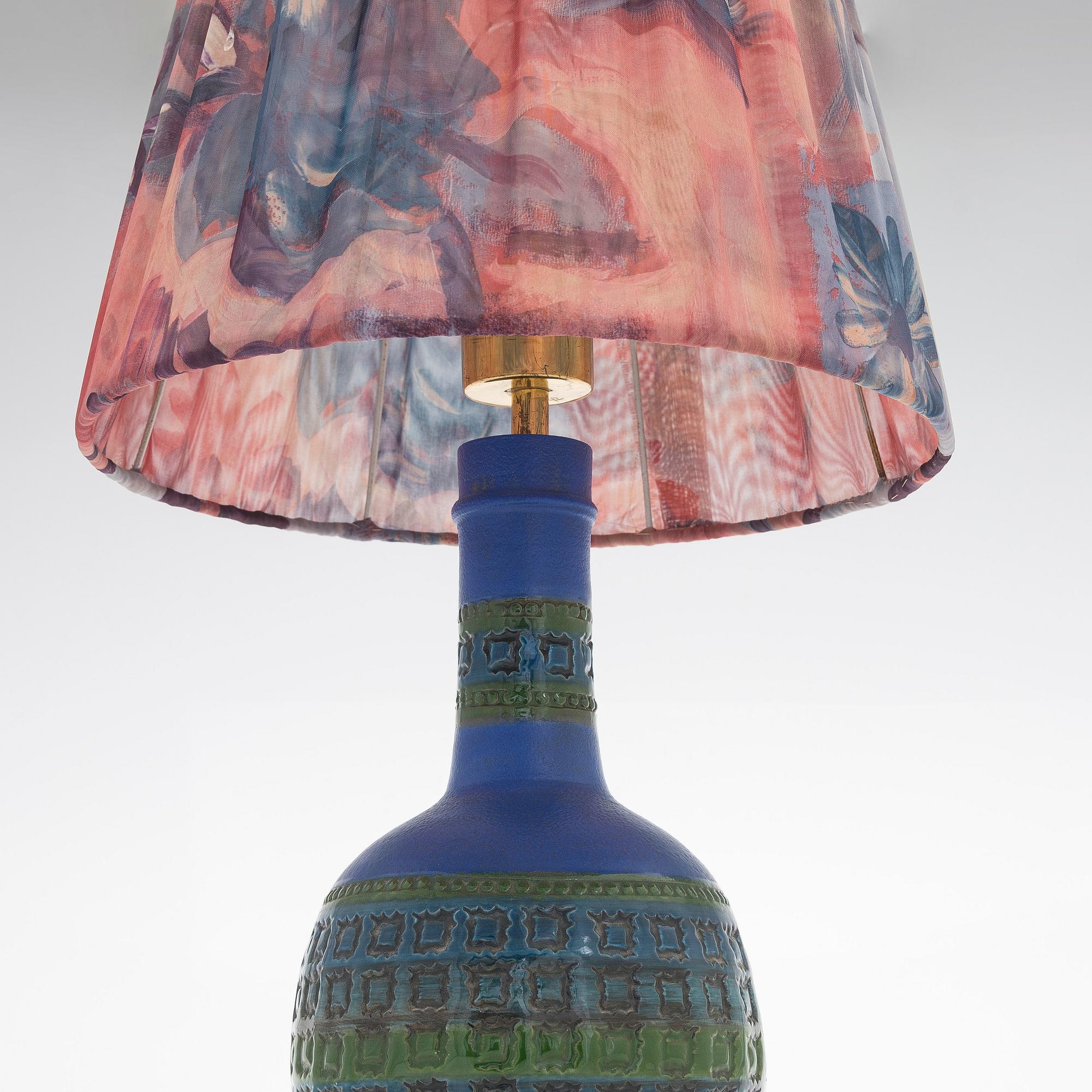 Aldo Londi, bordslampa, Bitossi, Italien 1900-talets mitt.