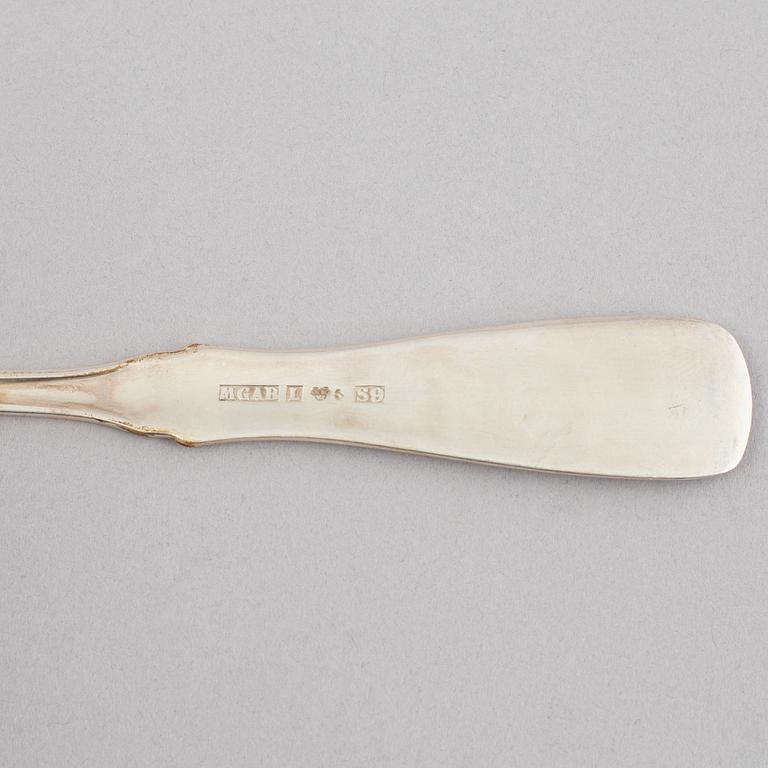 Eric Löfman, a 73-piece Swedish silver cutlery, model 'Uppsala', including MGAB, Lidköping 1967.