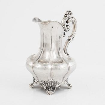 Gustaf Möllenborg, a silver milk jug, Stockholm, 1846.