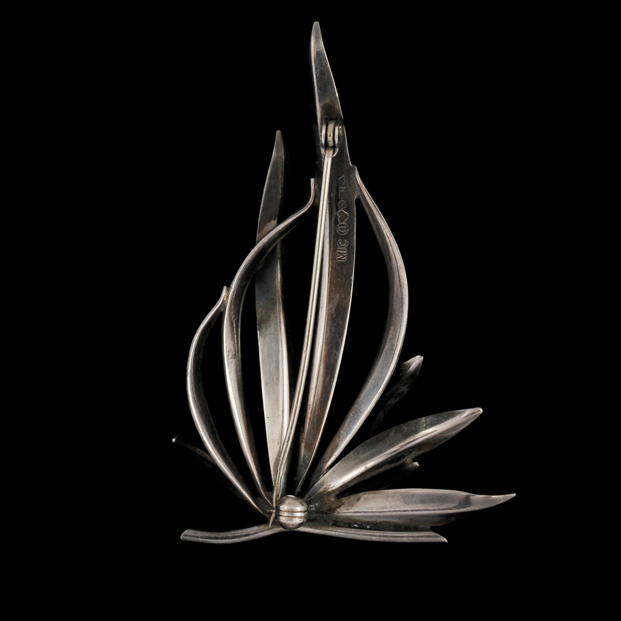 BROSCH, silver, Michelsen, Stockholm 1952. Vikt 12 g.