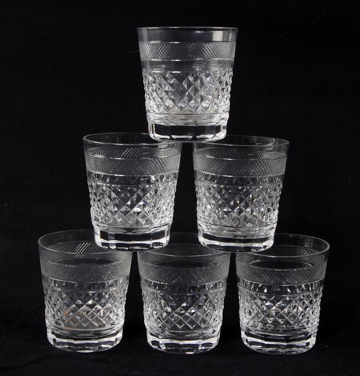 SELTERGLAS, 6 st, "Kent", Kosta.