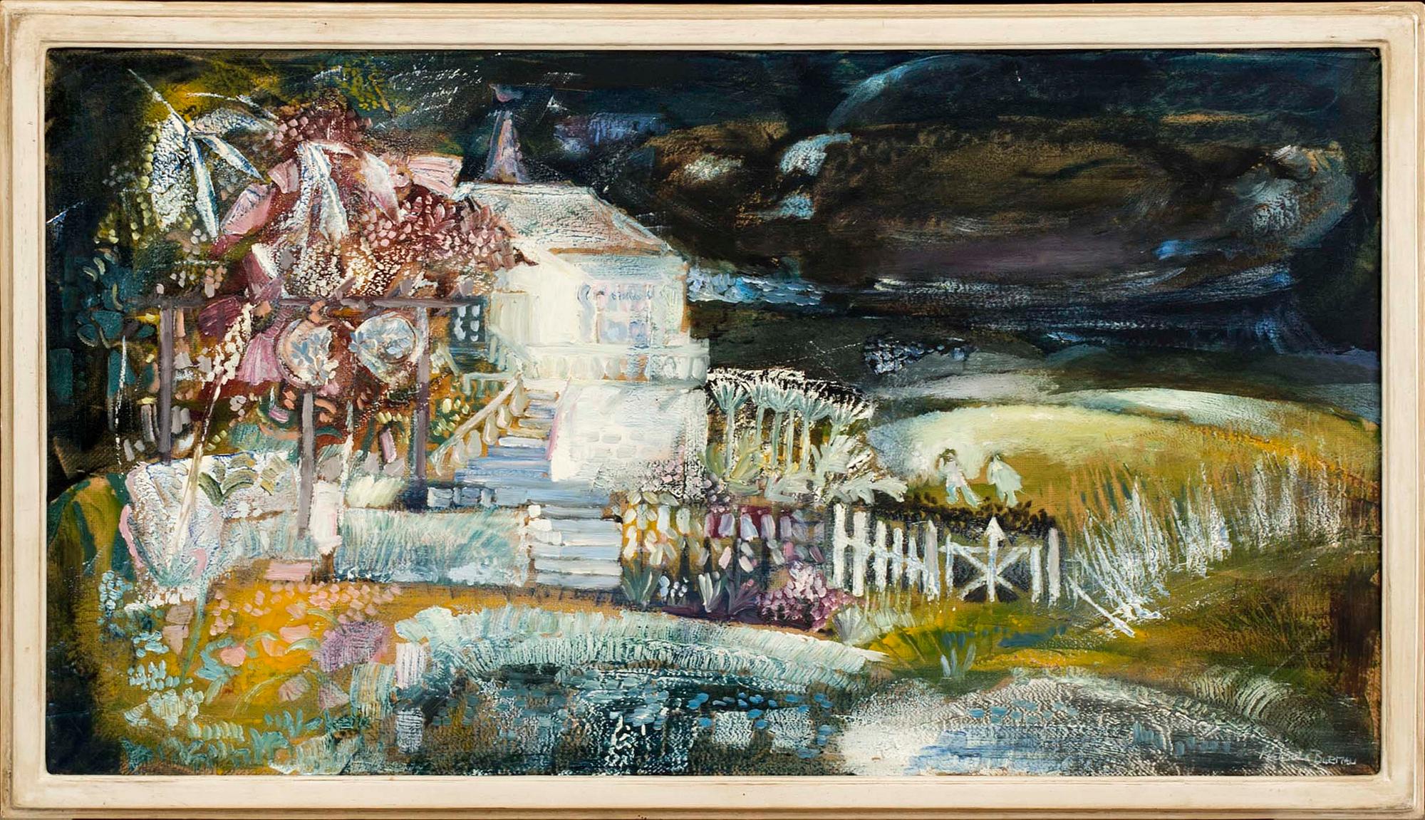 MATSOLA BURMAN, olja på duk, signerad.