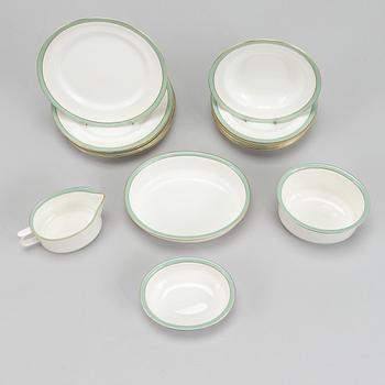 Karin Björquist, astiasto, 19 osaa, ”Florence”, Gustavsberg, 1980-luku.