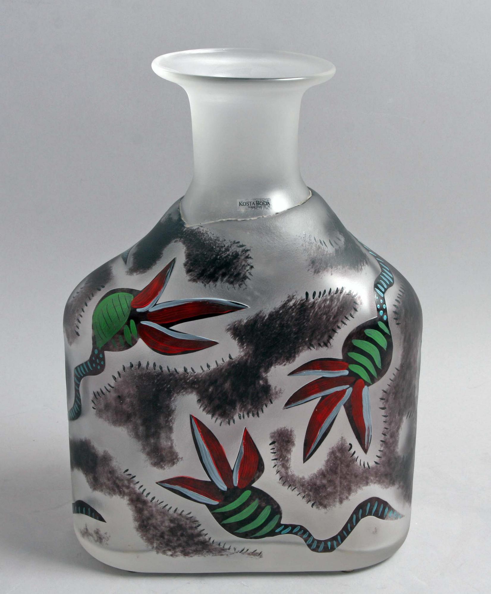 VAS, glas, Ulrica Hydman-Vallien, Kosta Boda Ateljé.