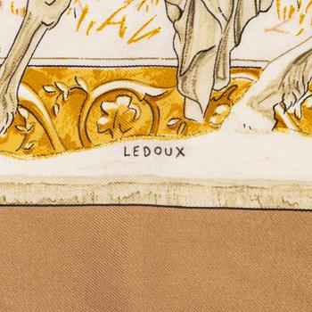 Hermès, a 'L'Hiver' silk scarf.