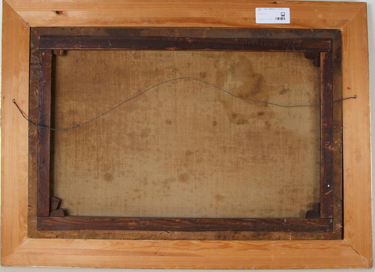 HENDRICK SAVRY. Olja på duk.