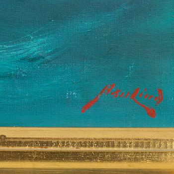 Axel Lind, oil on canvas, signed.