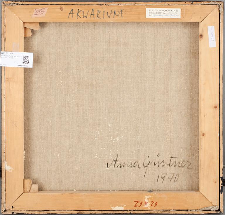 ANNA GÜNTNER, olja på duk, sign o dat -70.