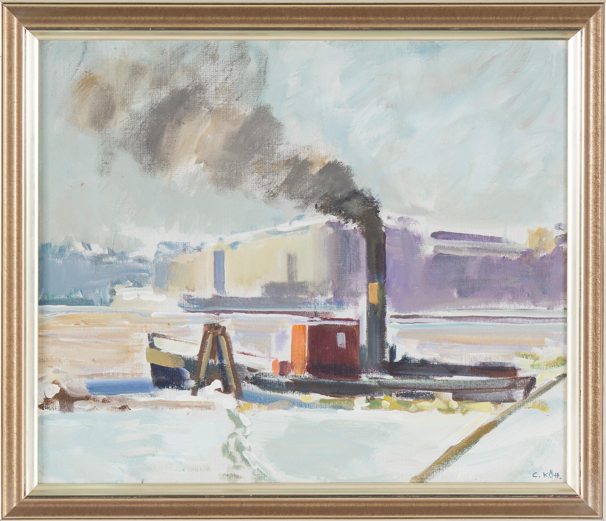 CARL KÖHLER, oil on canvas, signed.