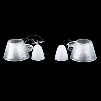 A pair of "Romeo Moon S1" lamps, designed by Philippe Starck for Flos.