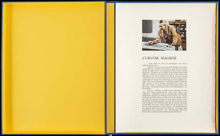 WIFREDO LAM, PORTFOLIO with 10 lithographs in colour, signed 123/262.