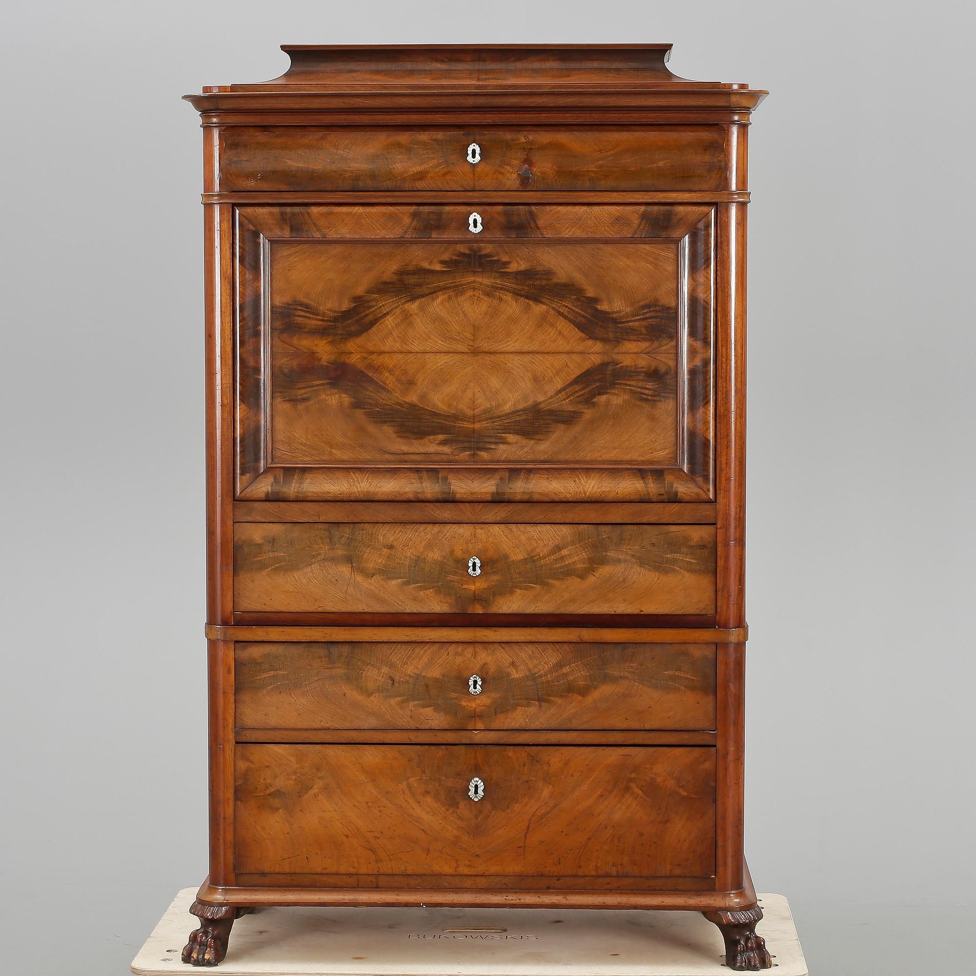 CHIFFONJÉ, senempire, 1800-talets mitt.
