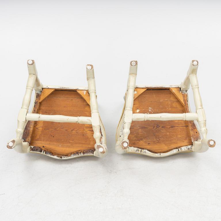 Chairs, a pair, Baroque, 18th century.