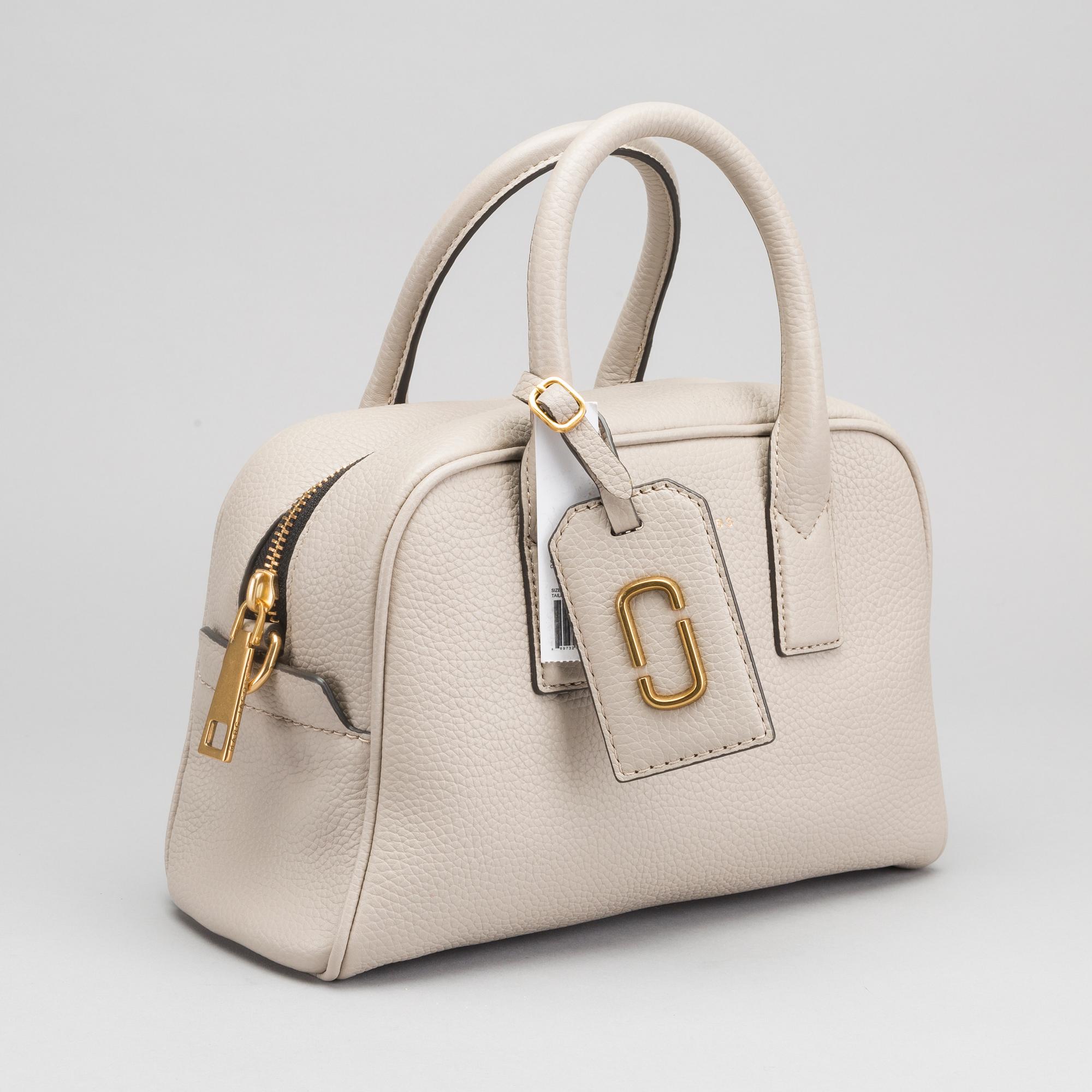 MARC JACOBS, "Gotham small Bauletto", handbag and wallet.