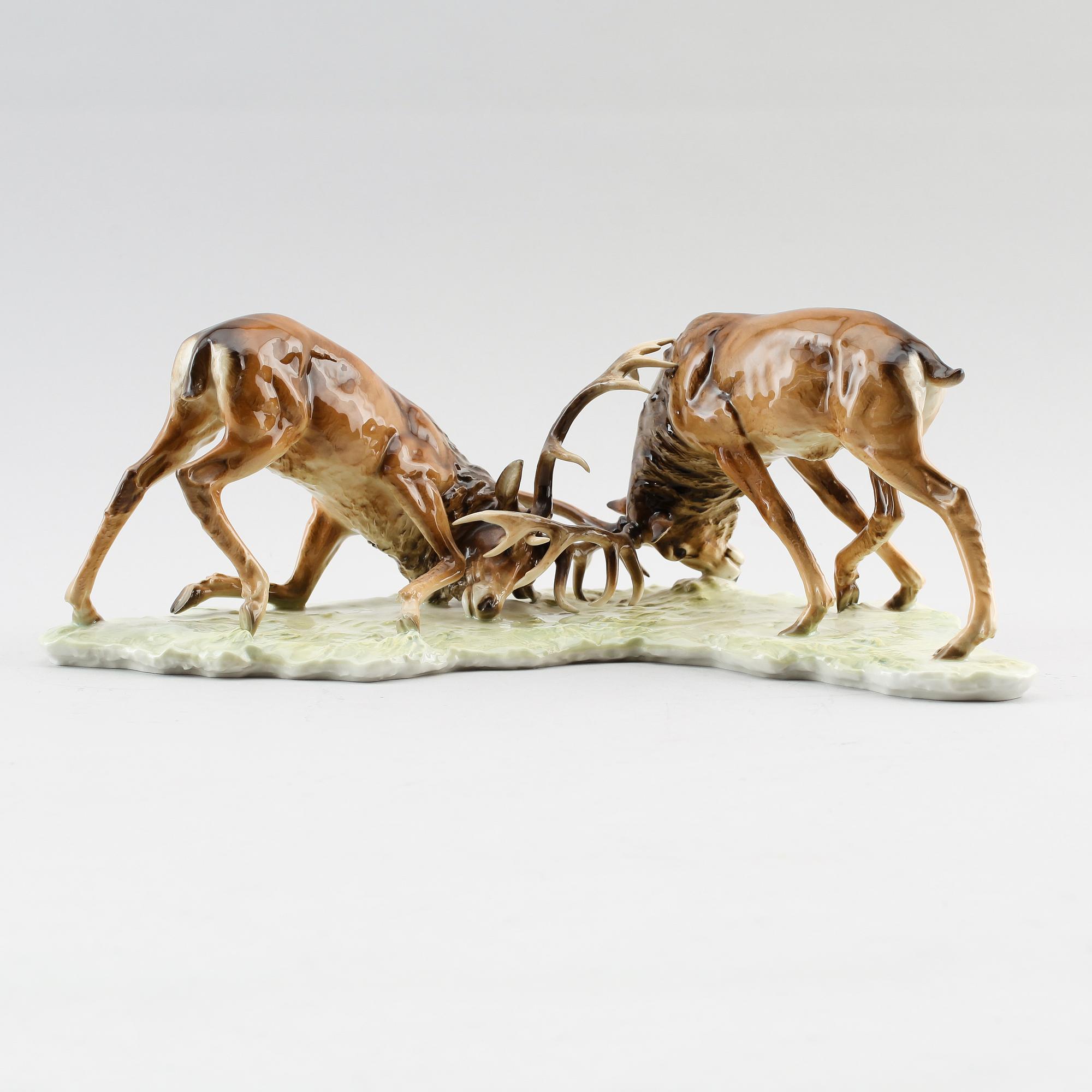 FIGURGRUPP, porslin, Günther Granget, Hutschenreuther, 1900-talets mitt.