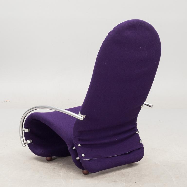 VILSTOL, Verner Panton för Fritz Hansen, "System 1-2-3". 1970-talets mitt.