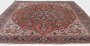 A semi-antique Ahar carpet, North west Persia, c. 410 x 300 cm.