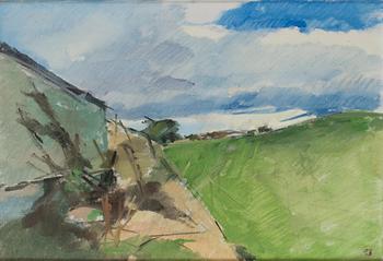 372. Hugo Zuhr, Sommarlandskap.