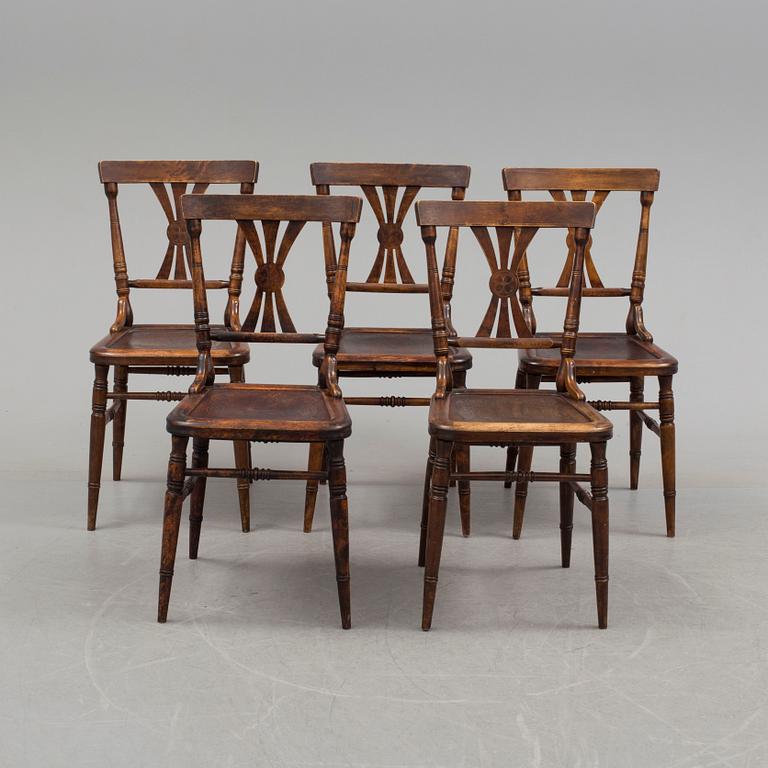 STOLAR, 5 st, Luterma, Estland, omkring 1900.