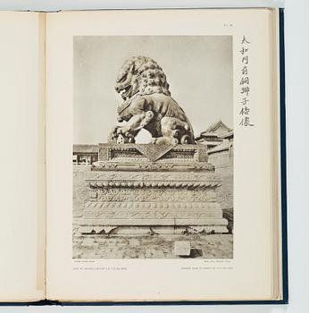 A book by Osvald Siren, 'The Imperial Palaces of Peking'. Paris and Brussels, G. van Oest, MCMXXVI.