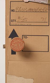 Robert Rauschenberg, "Cardbird Door" from the "Cardbird Series".