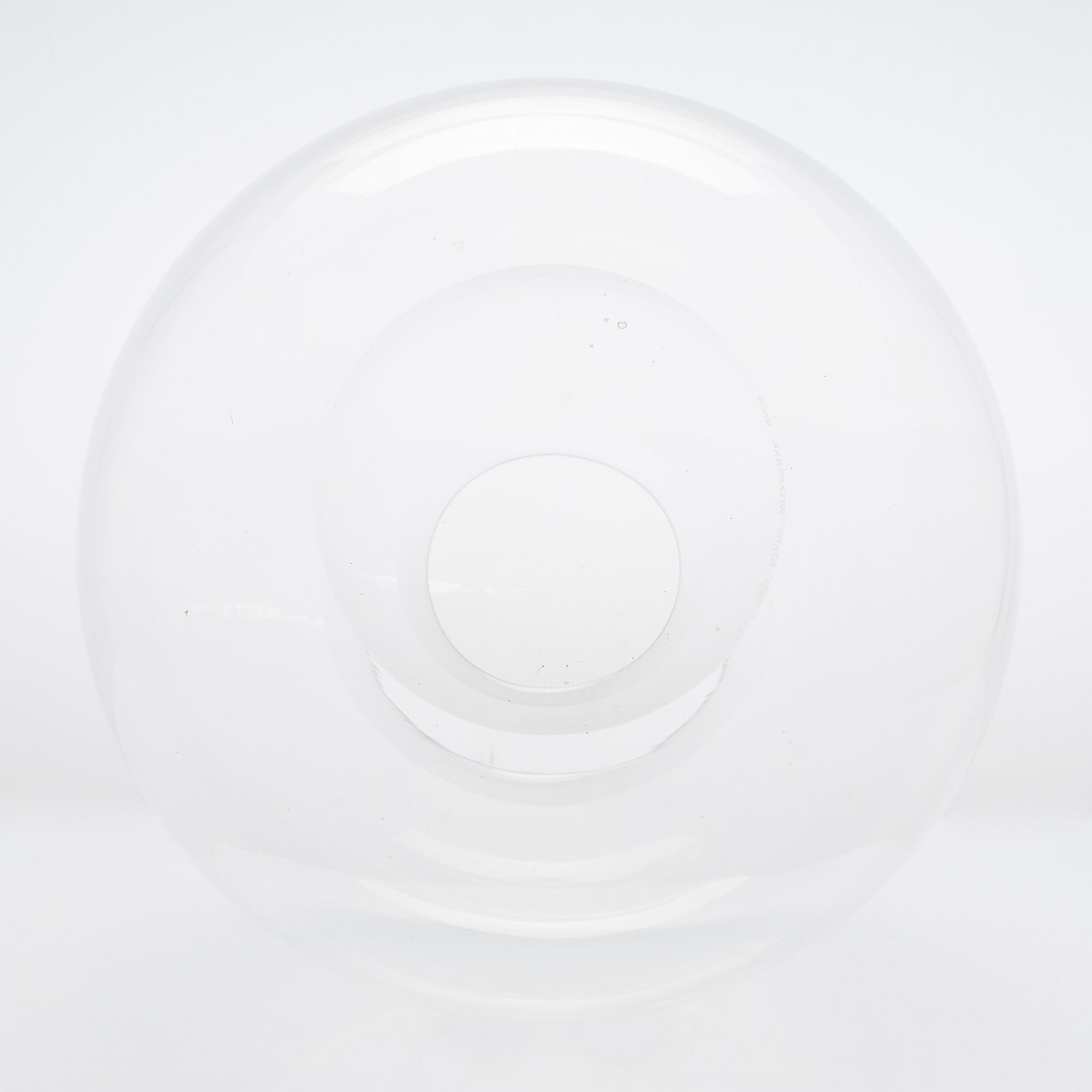 Timo Sarpaneva, konstglas "Globus" 3599, signerad Timo Sarpaneva Iittala 1984 C273.