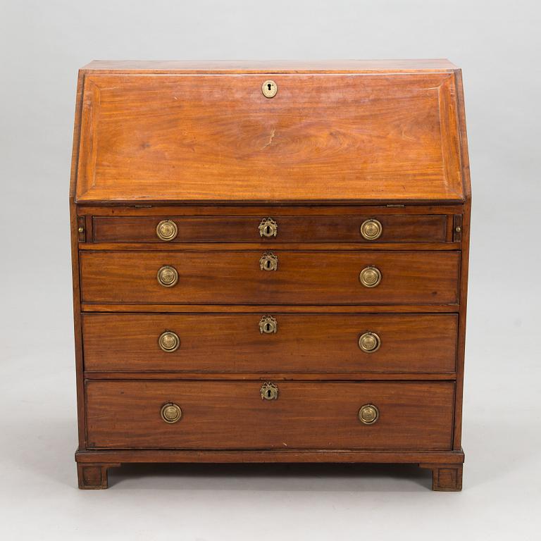 An 18th century late Gustavian secretaire chest of drawers.