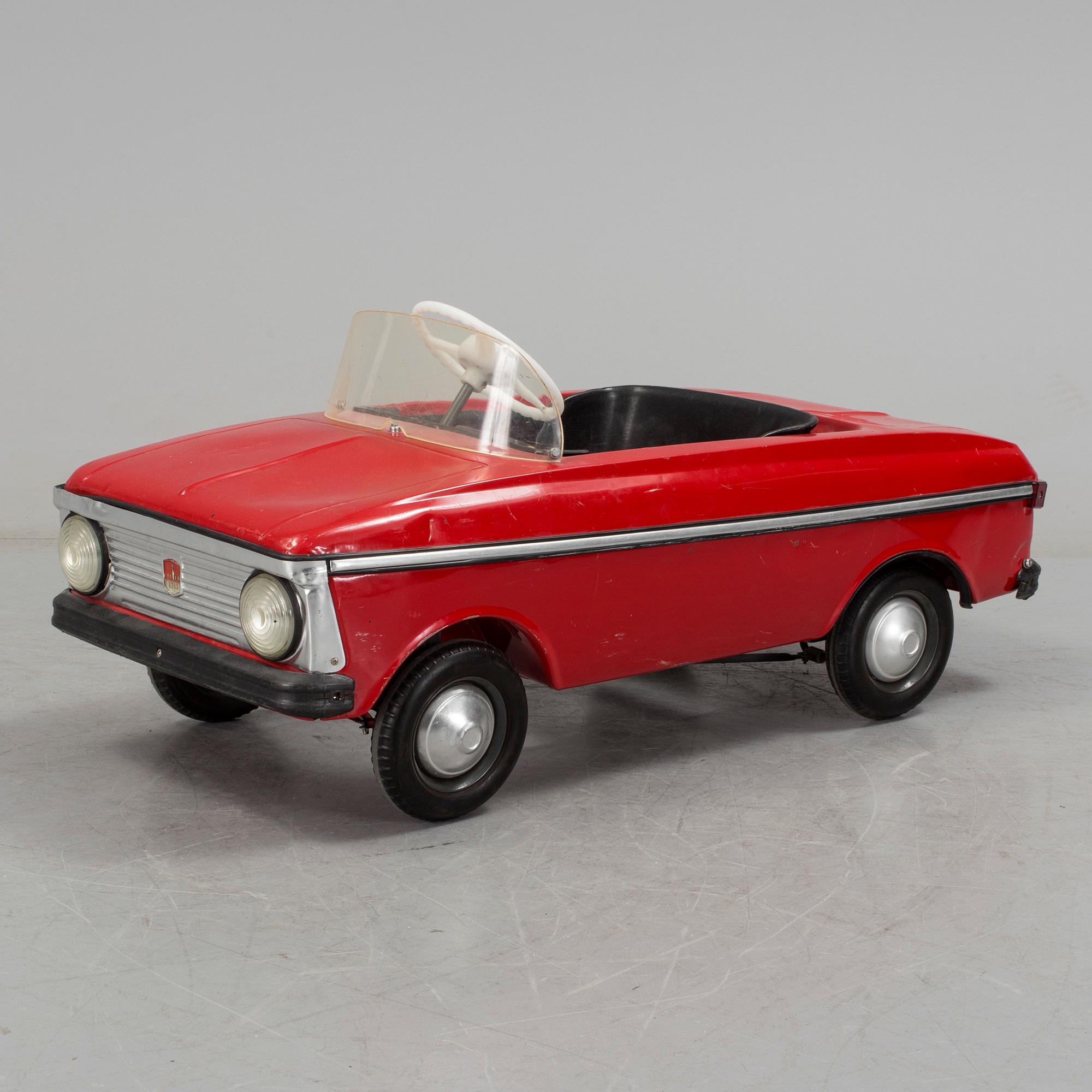 A pedal car from the 1970's.