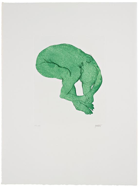 Gudmar Olovson, aquatint. Signed Gudmar and numbered 116/150 in pencil.