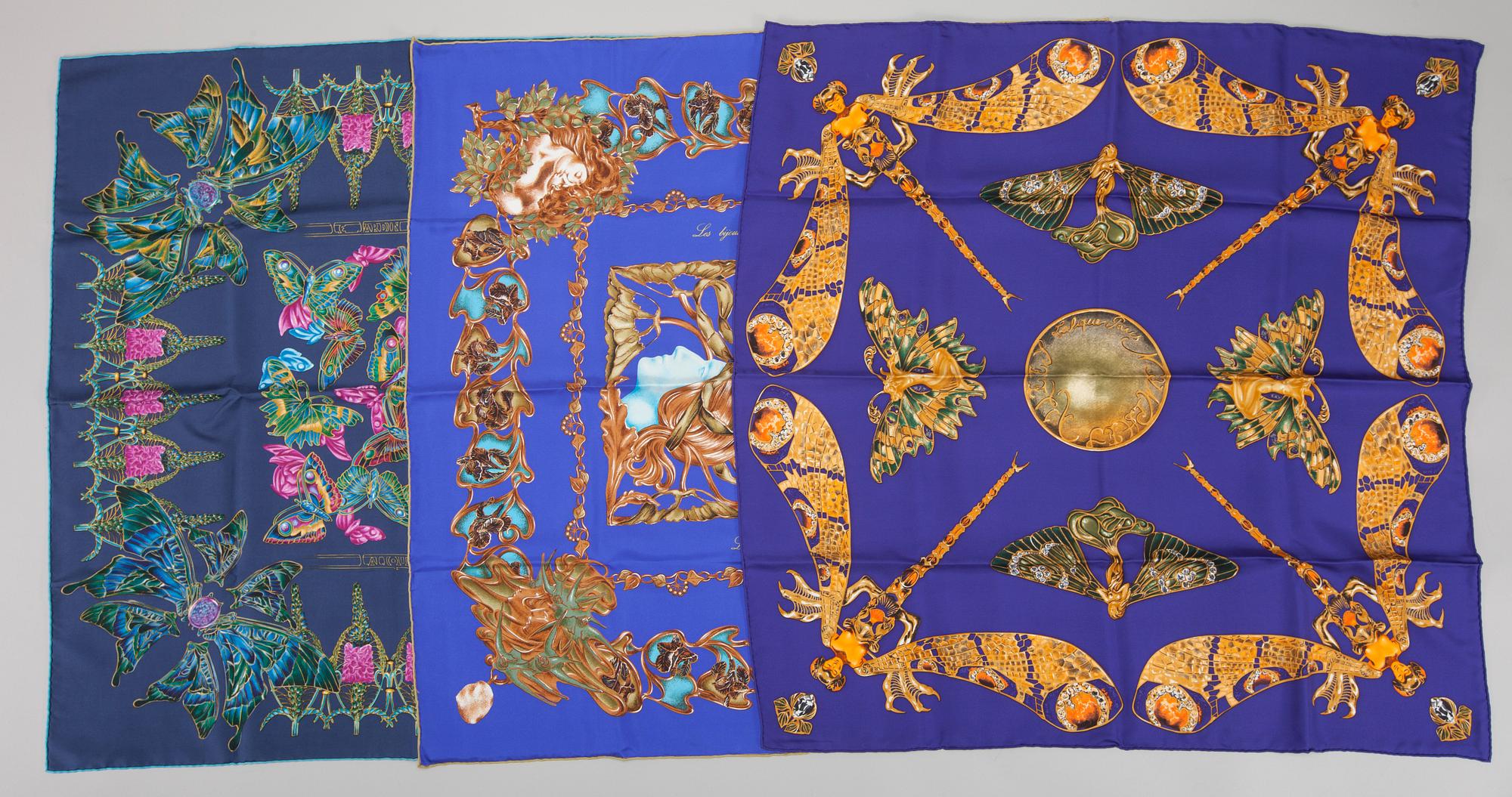 SCARFAR, 3 st, Lalique.