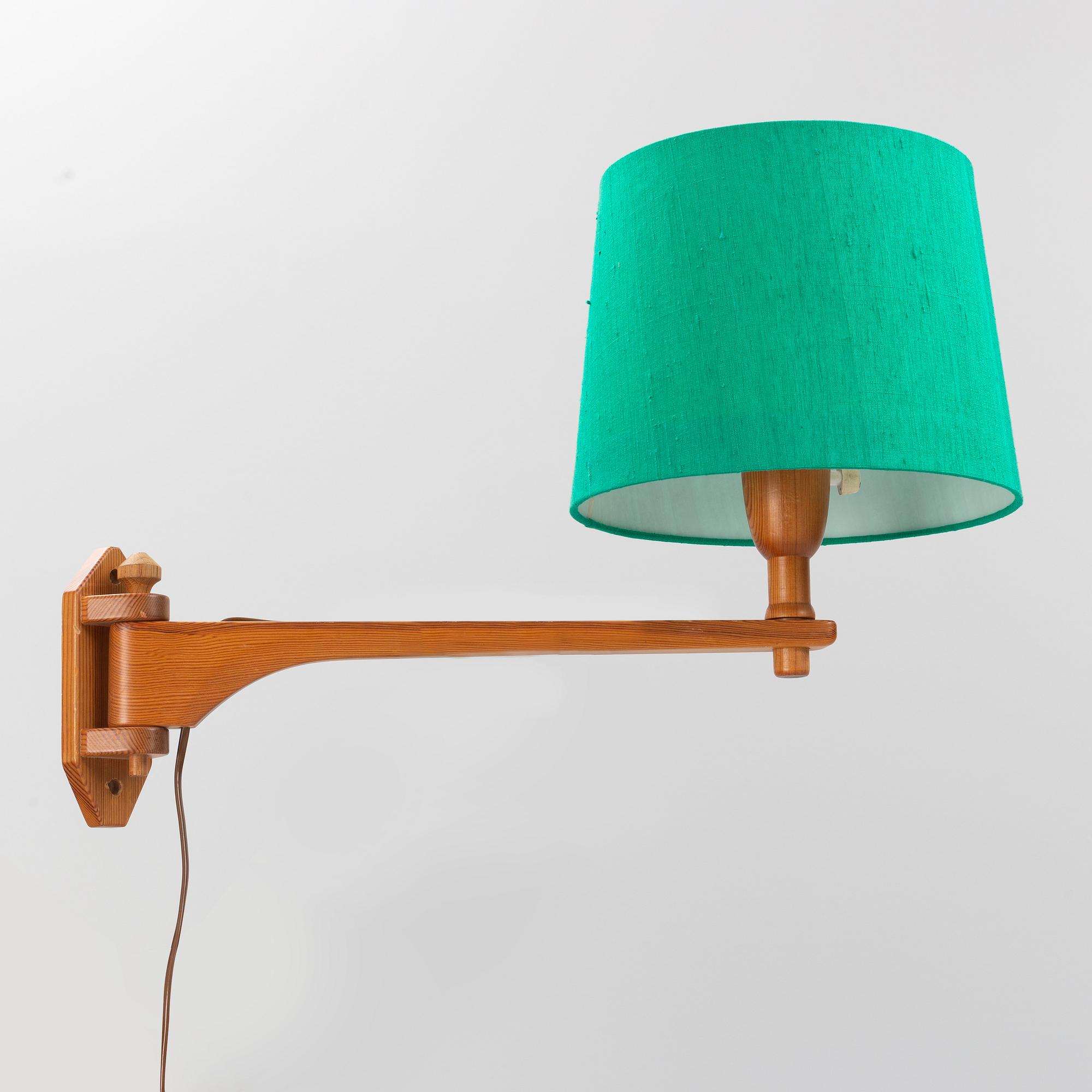 Carl Malmsten, wall lamp, "Curt", second half of the 20th century.