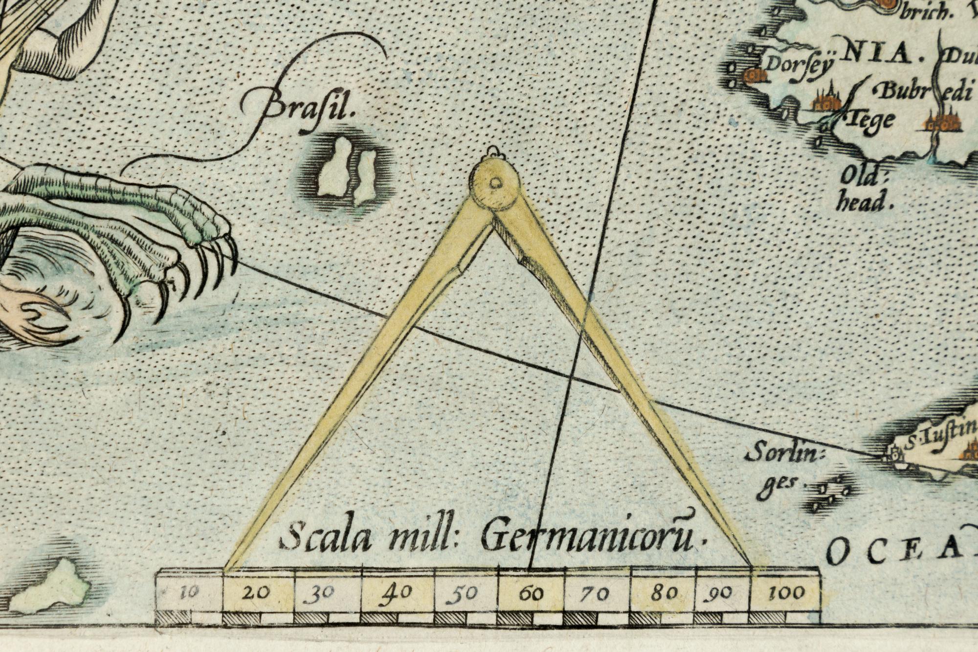 Abraham Ortelius, "Septentrionalium Regionum Descrip".