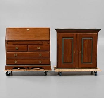 SKRIVSKÅP, daterat 1829.