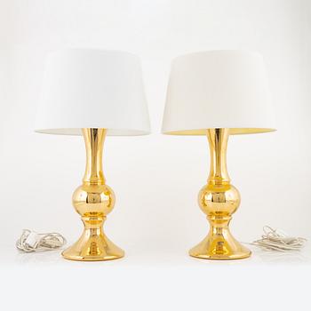 Bordslampor, ett par, Luxus, 1900-talets andra häft.
