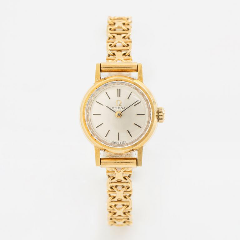Omega, wristwatch, 19 mm.