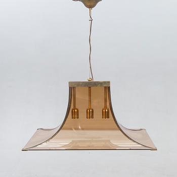 Esperia, Italy, "Pagoda", ceiling lamp, 1960s-70s.