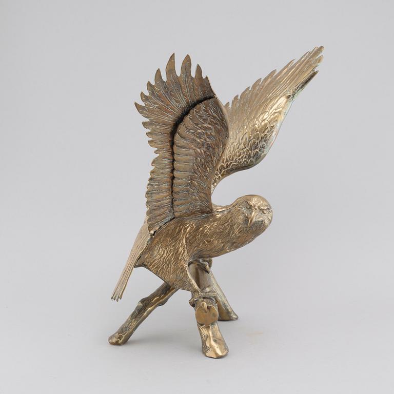 A metal sculpture from the latter half of the 20th century.