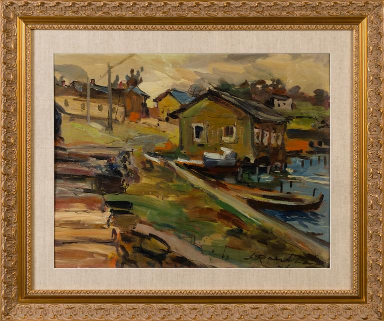 ERIK RAUTHOVI, oil on board, signed and dated-48.