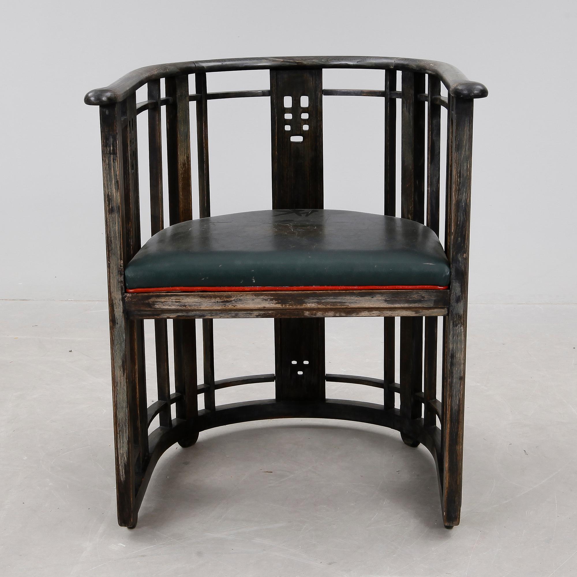 KARMSTOL, Josef Hoffmanns art, Giorgetti, Milano, 1980-tal.