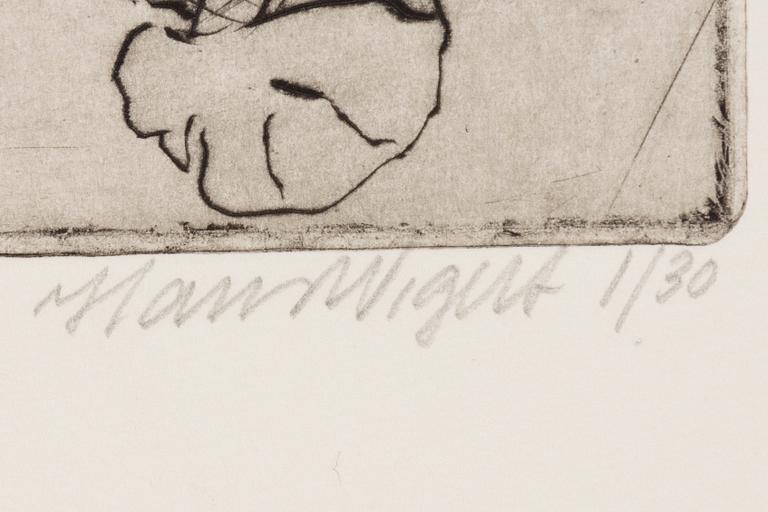 Hans Wigert, Insekt och man i profil.