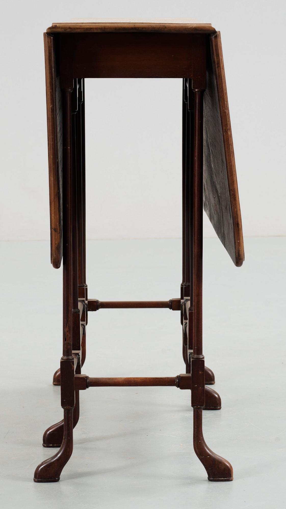 KLAFFBORD, sk spider leg table. England, 1800-tal.