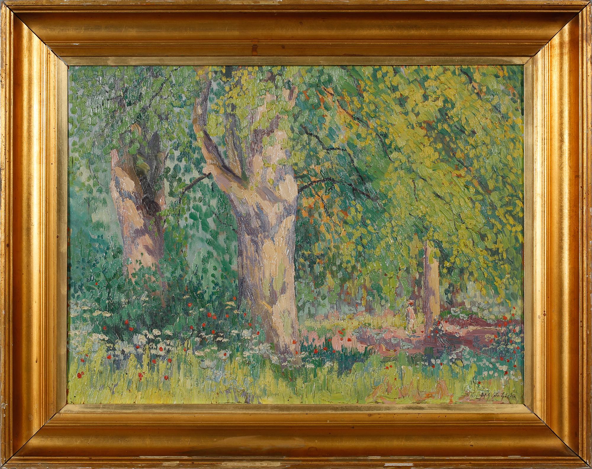WILFRED GABRIEL DE GLEHN, tillskriven, olja på pannå, signerad och daterad 1926 à tergo.