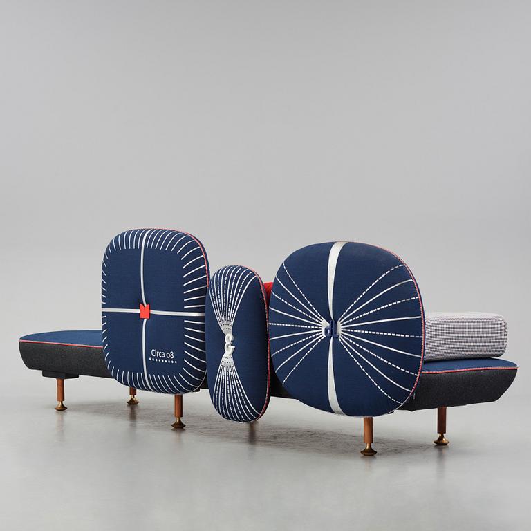 Nipa Doshi & Jonathan Levien, a "My Beautiful Backside" sofa, Moroso, Italy, post 2008.