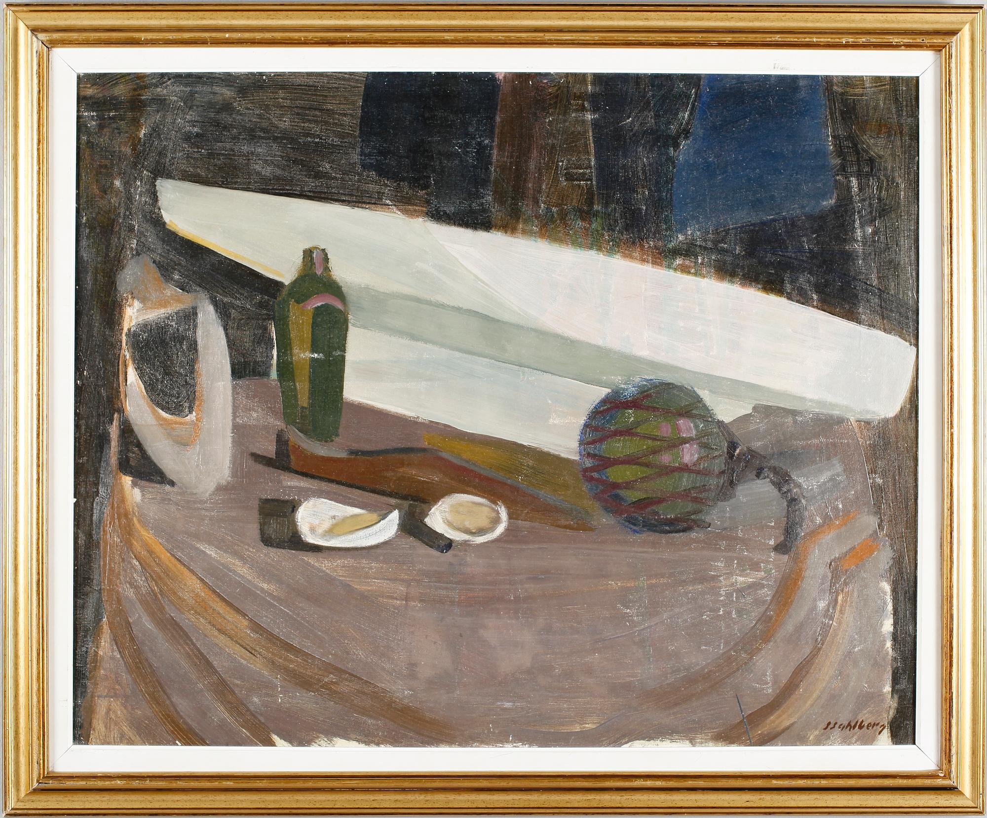 SVEN SAHLBERG, olja på duk, signerad.