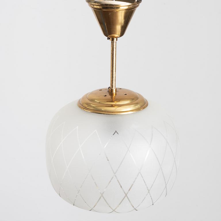A ceiling lamp, Stockman Orno, Finland, 1940s.